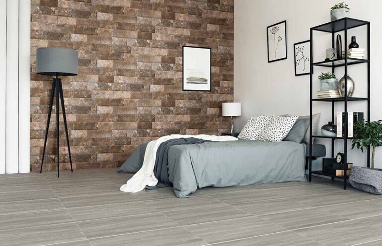 Habitación con fachaletas para interiores